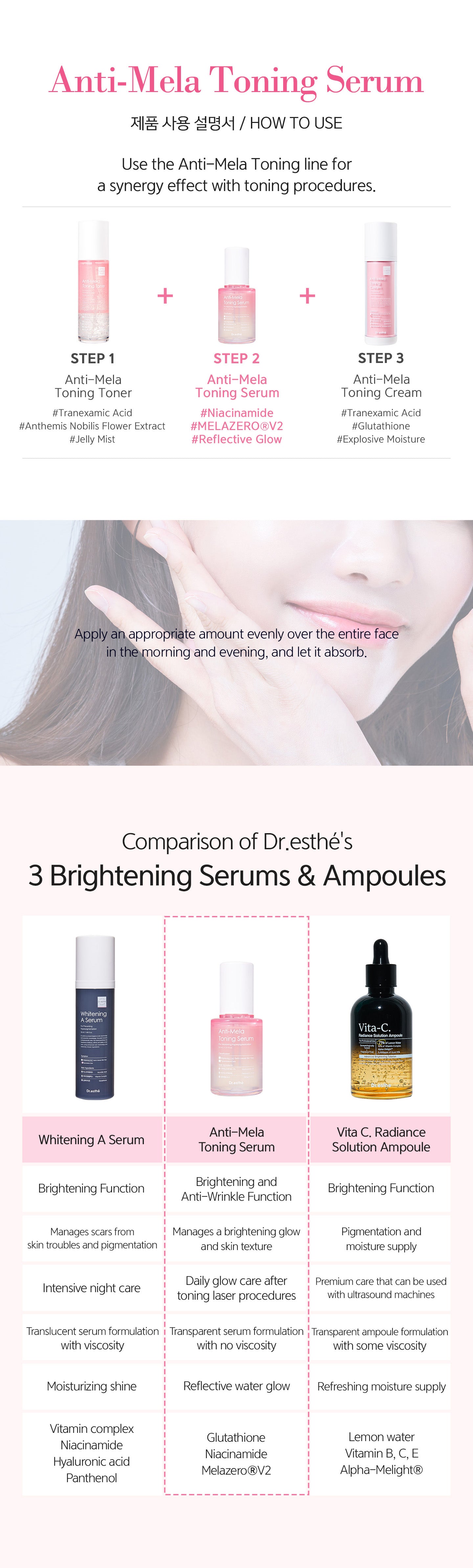 Dr. Esthe Anti-Mela Toing Serum 30ml