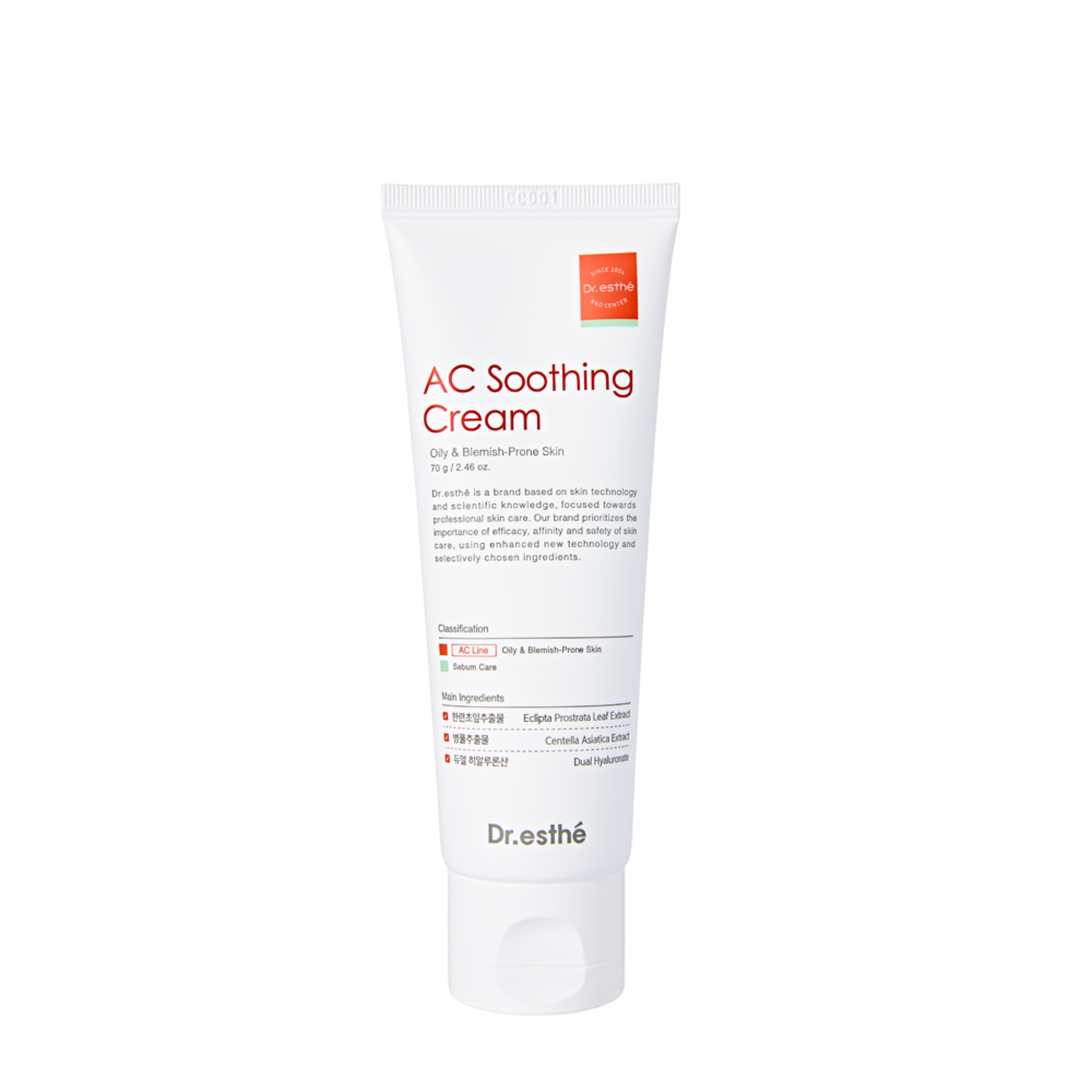 Dr. Esthe AC Soothing Cream 70g / 250g
