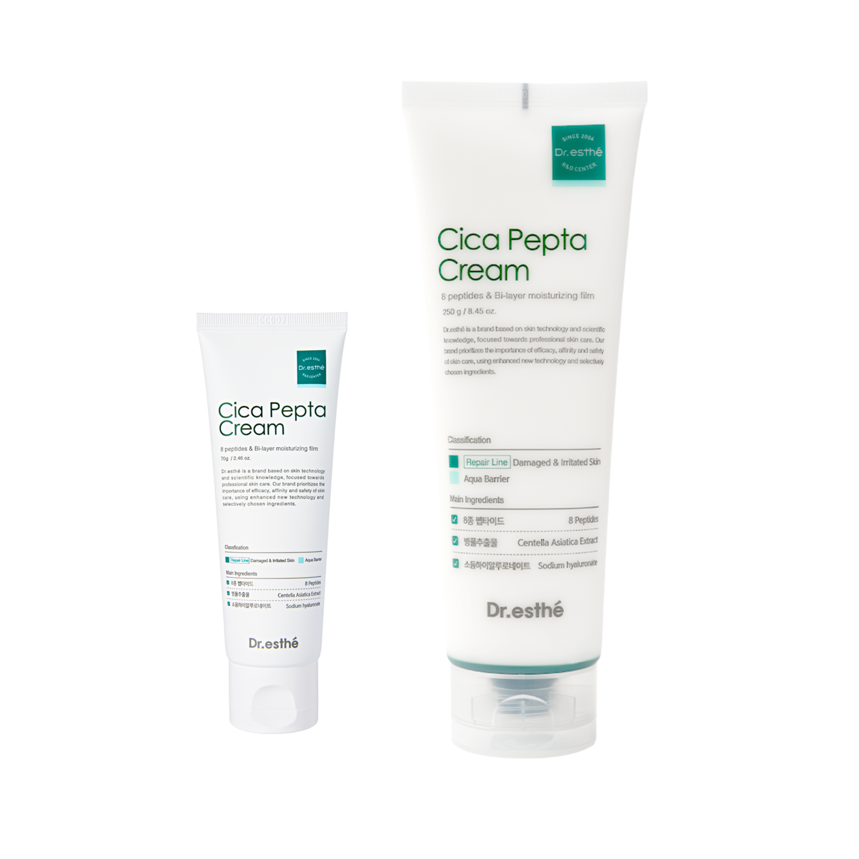 Dr. Esthe Cica Pepta Cream 70g/ 250g