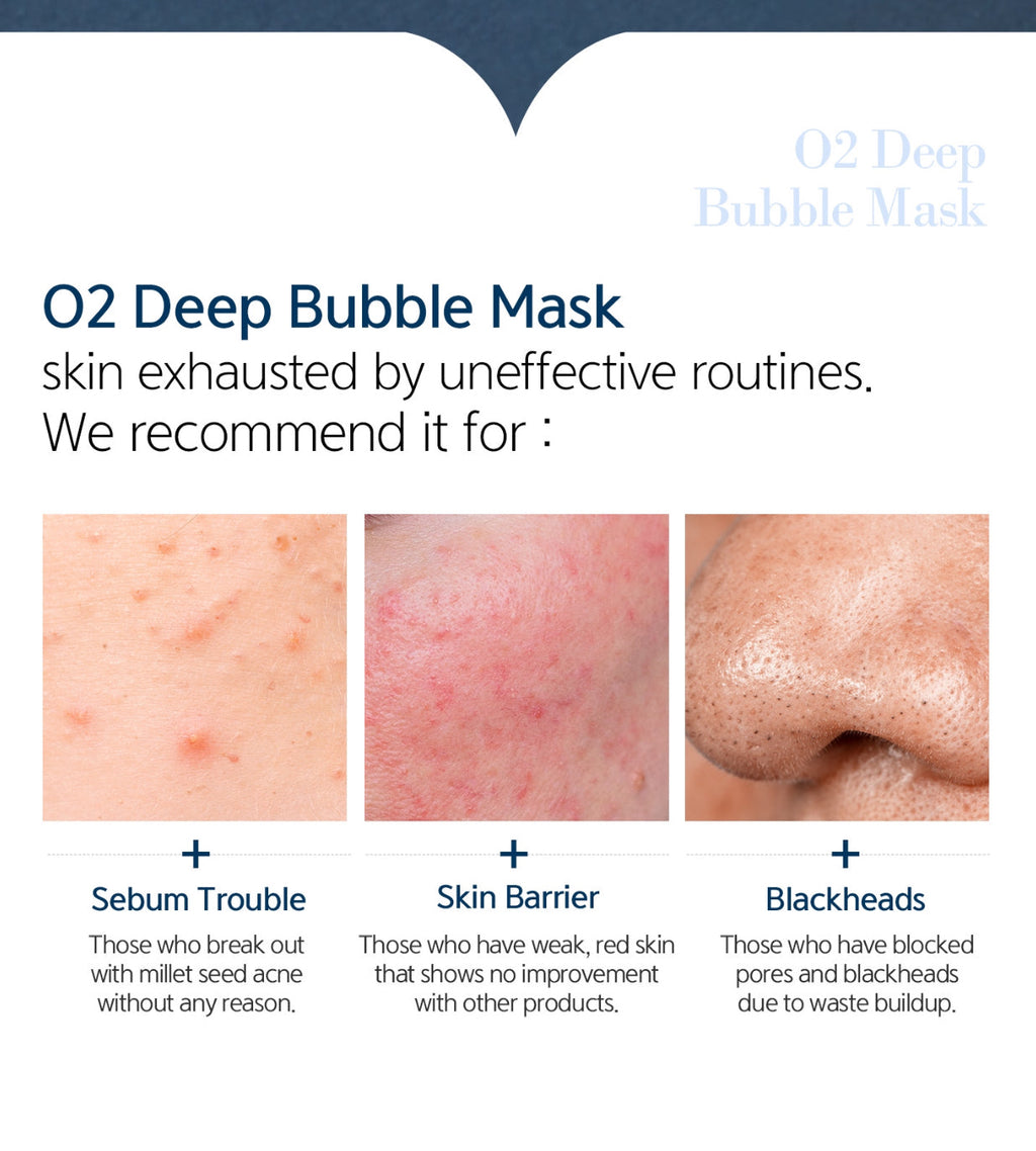 O2 Deep Bubble Mask 500ml