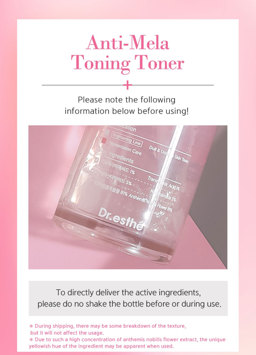 Dr. Esthe Anti-Mela Toning Toner 100ml