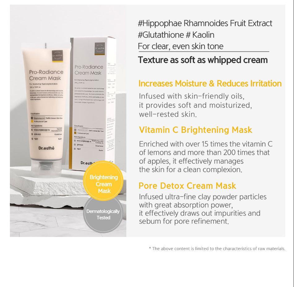 Dr. Esthe Pro Radiance Cream Mask