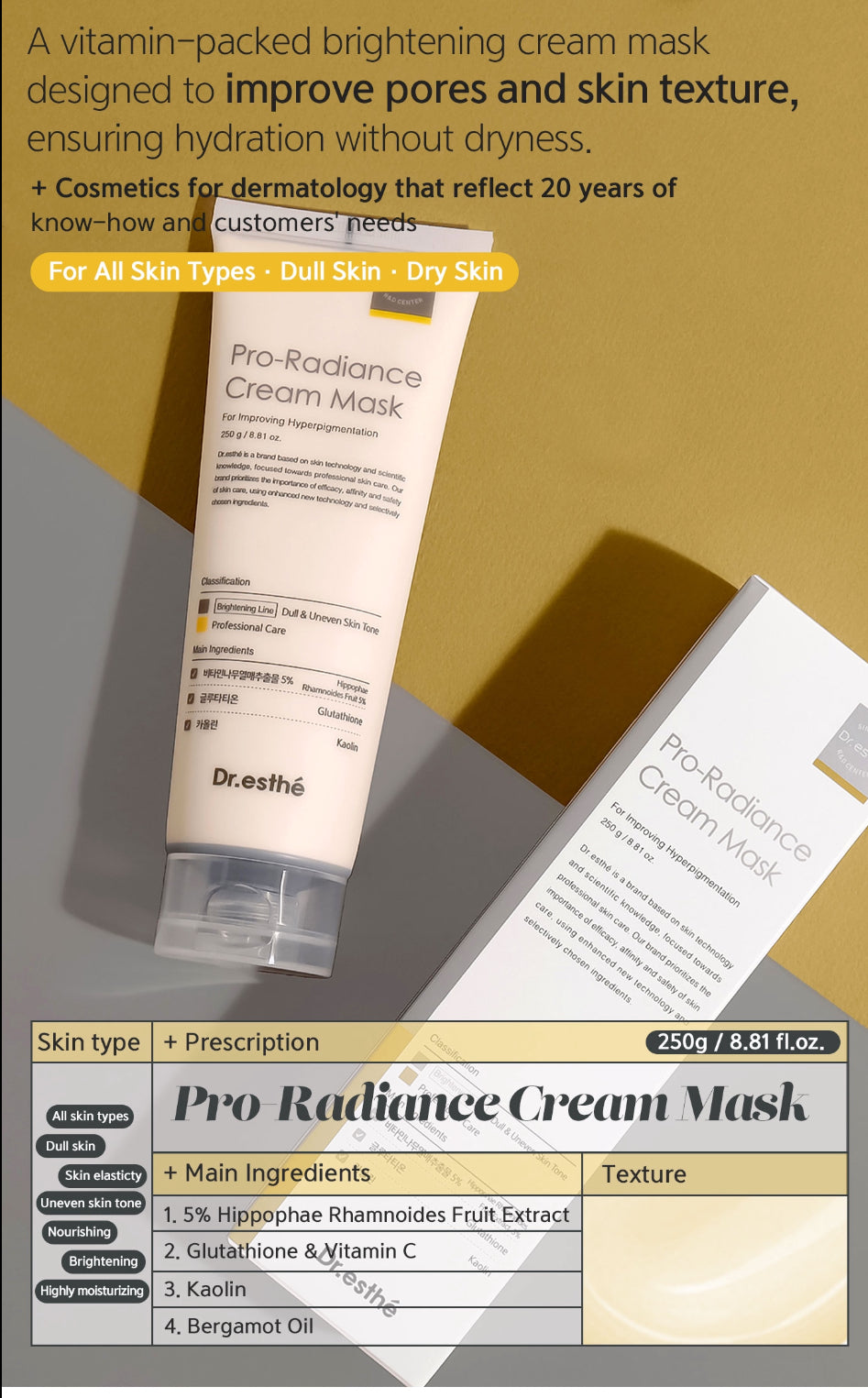 Dr. Esthe Pro Radiance Cream Mask