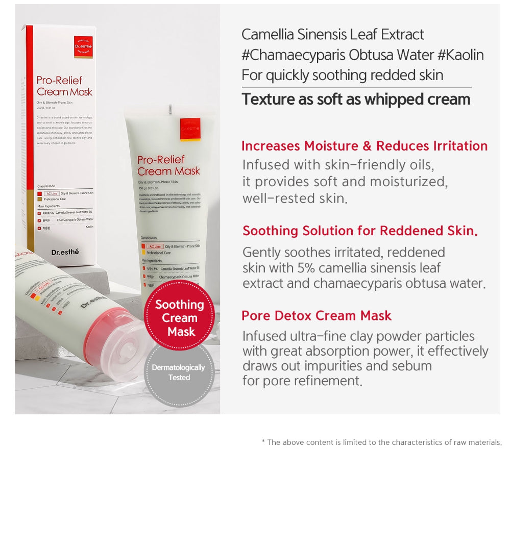 Dr. Esthe Pro Relief Cream Mask