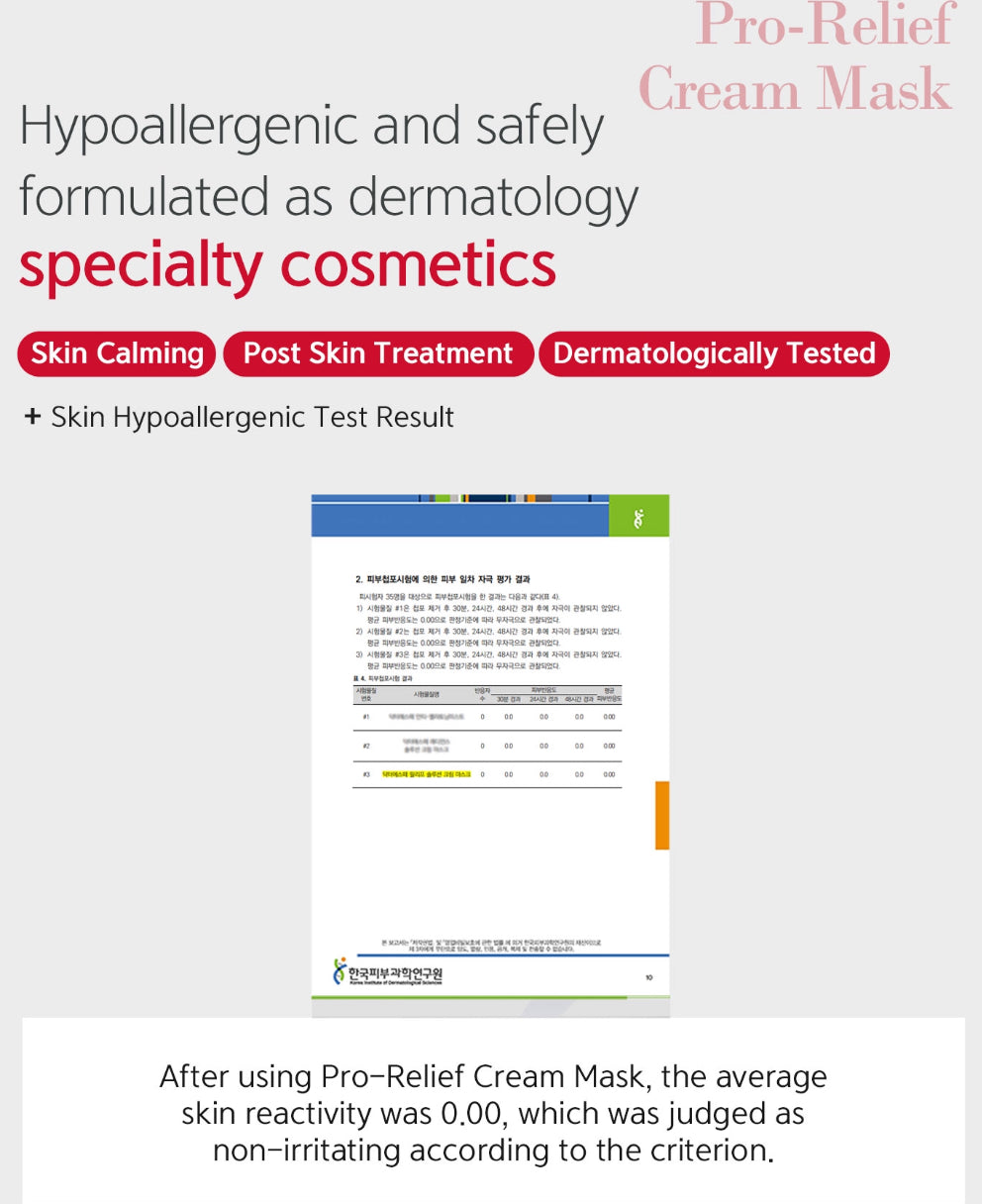 Dr. Esthe Pro Relief Cream Mask