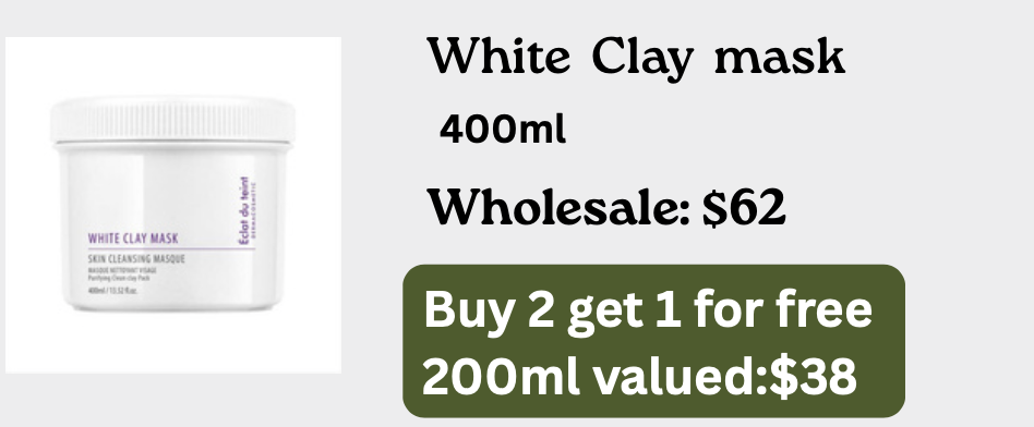 ESI White Clay Mask 2+1 Promo