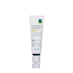 Sun Protection Ultra Repair Sunscreen Lotion SPF 50+ PA++++ in a white pump bottle with green and white labeling.