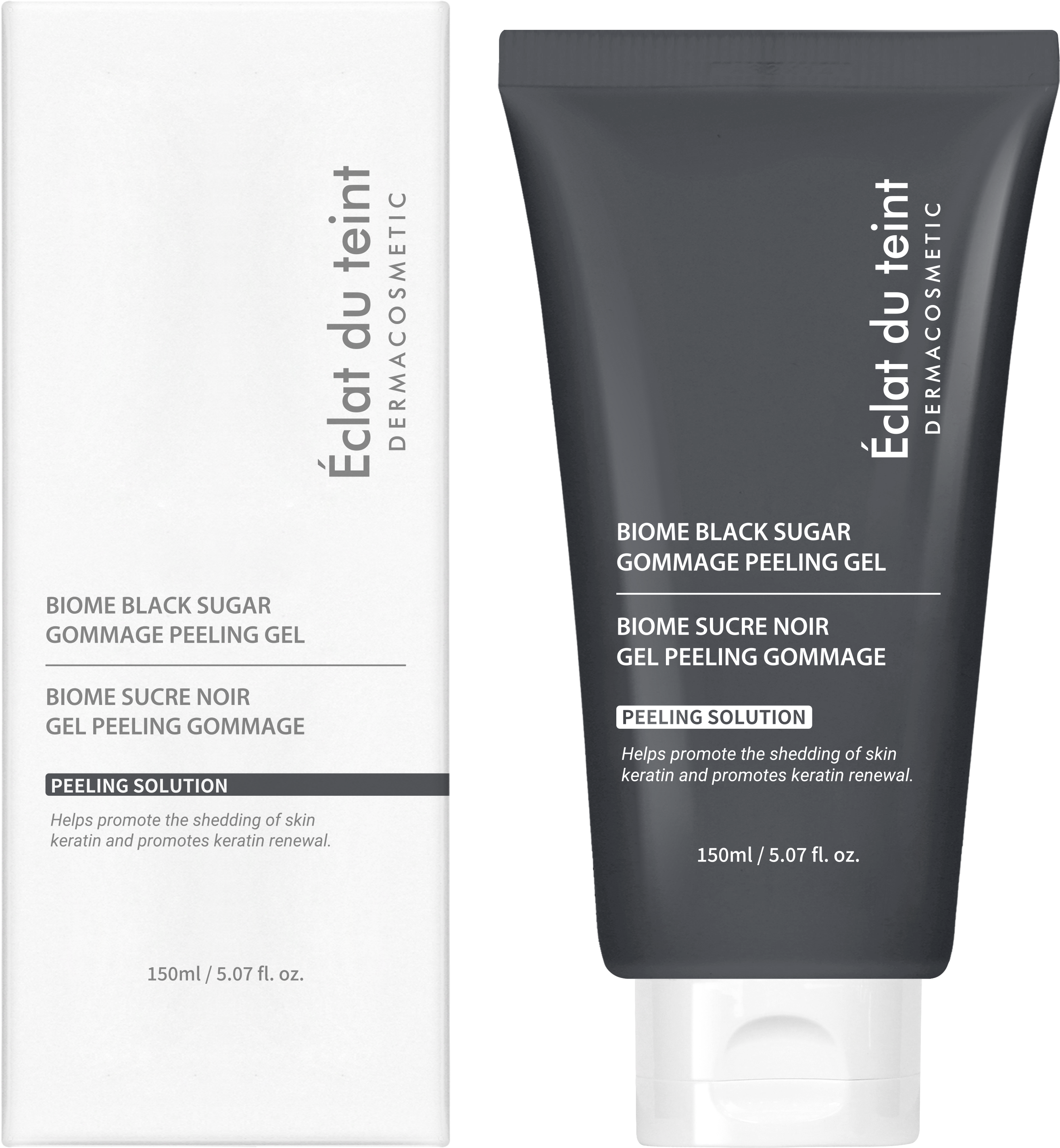 Eclat Du Teint Biome Black Sugar Gommage Peeling Gel