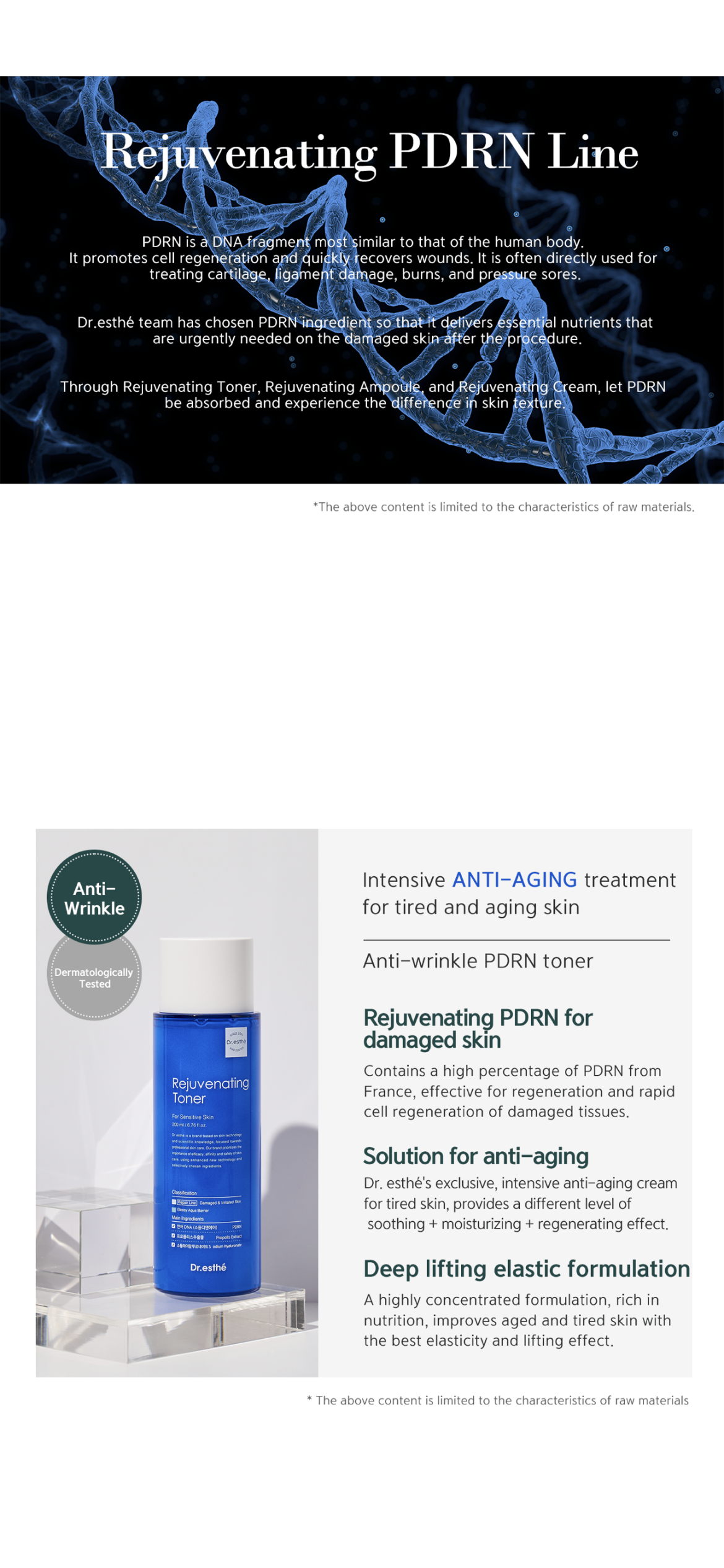 Dr. Esthe Rejuvenating PDRN Toner 200ml