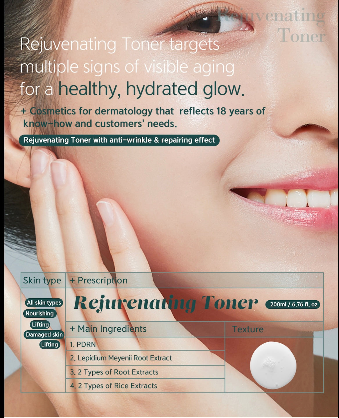 Dr. Esthe Rejuvenating PDRN Toner 200ml